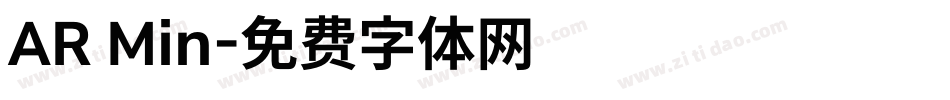 AR Min字体转换